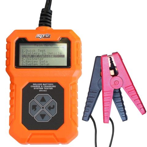 SP Battery, Charge & Cranking System Tester - Deluxe