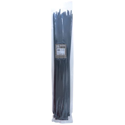 ISL 760 x 9.0mm UV Nylon Cable Tie - Blk. - 100pk