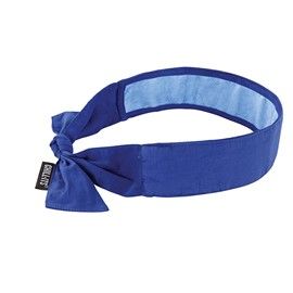 Ergodyne Chill-Its 6700 Evaporative Cooling Bandana - Tie Blue