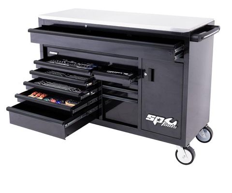 SP Sumo Series Workshop Tool Kit - Metric/Sae - 448pc -Black/black Handles - Bon