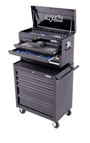 SP Custom Series Tool Kit - 206pc - Metric/Sae - Black/Black