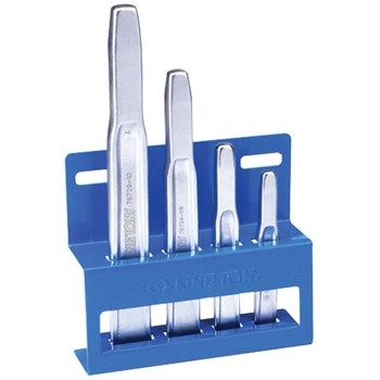 King Tony 4pc Flat Chisels Set with Stand