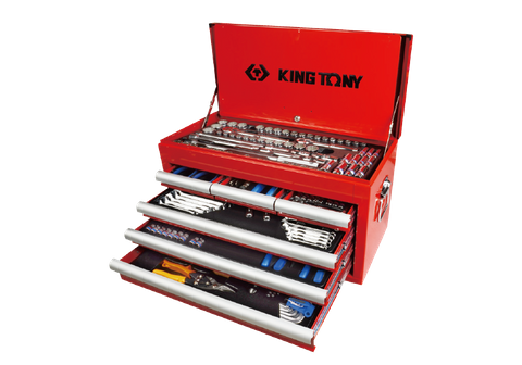King Tony 236pc Tool Set in 9 Drawer Box (Red)