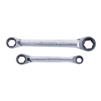 King Tony 2pc Reversible Speed Wrench Set 8-19mm