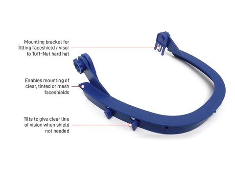 Visor Mounting Frame for TUFF NUT Helmet