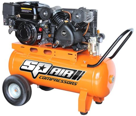 SP Air Compressor 60lt - Petrol Driven - 6.5hp