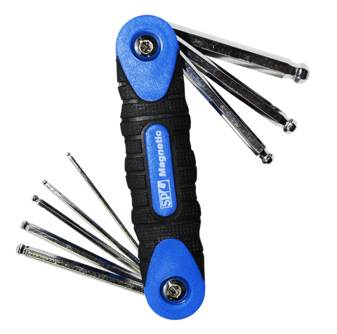 SP Folding Magnetic Key Set - Sae - 8 Keys