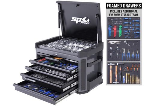 SP Tech Series Tool Kit - 335pc - Metric & SAE - Diamond Black BONUS EVAS