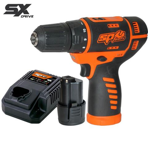 SP 12v 10mm 2 Speed Drill Driver - 2.5AH - SX Drive