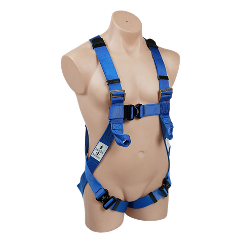 QSI Full Body Harness w/ Low Chest Loops & Quick Release Buckles (SBE2KQR) M-2XL