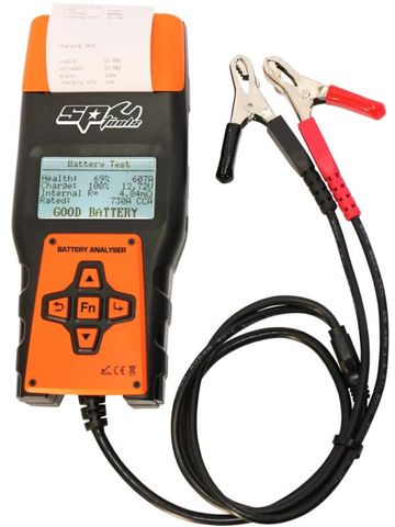 SP Premium Battery Analyser with Built-in Printer - 12v