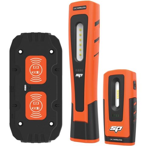 SP Work Light/Flashlight - SMD LED - Wireless Charge - Twin Pack