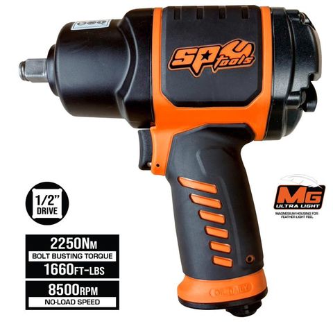 SP 1/2"DR Impact Wrench - 2250NM