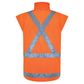 Bison Stamina TTMC-W17 X-Back Fleece Vest - Orange - 3XL