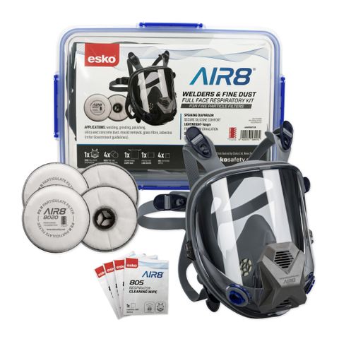 Esko AIR8 Full Face Welders/Dust Clipbox Kit