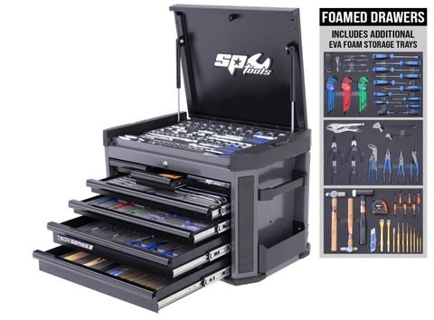 SP Tech Series Tool Kit - 305pc - Metric Only - Bonus EVA - Diamond Black