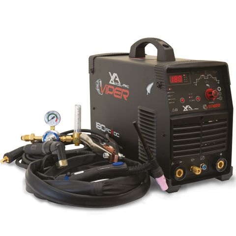 Xcel-Arc Viper Tig180 ACDC Digital Inverter Welder Package