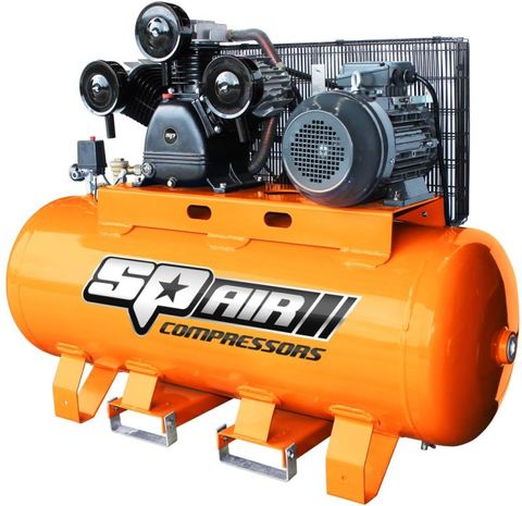 SP Air Compressor - Triple Cast Iron Stationary - 7.5HP 3 Phase