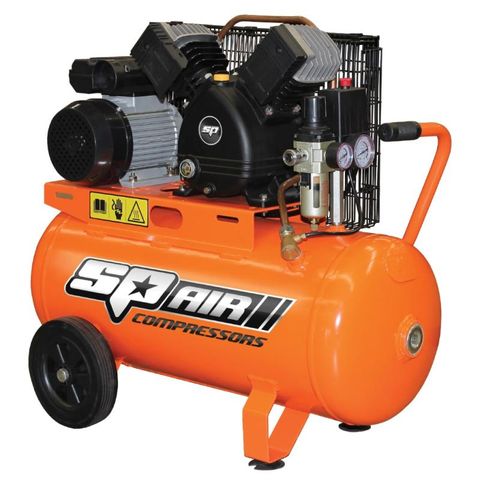 SP Air Compressor - V-Twin Cast Iron Portable - 2.2HP