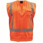 Bison D+N TTMC-W17 X-Back Safety Vest - Orange - S