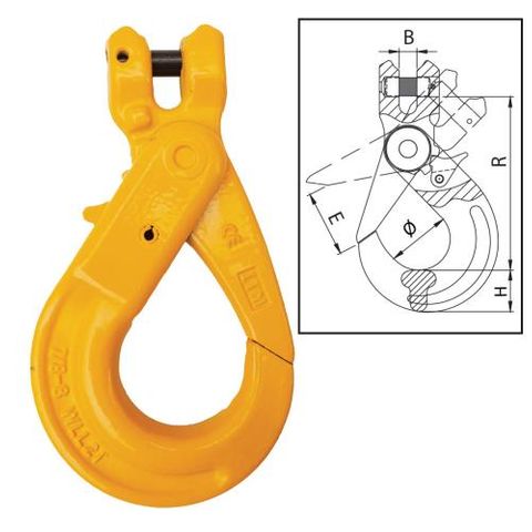 ITM G80 Clevis Self Locking Hook - 10mm Chain