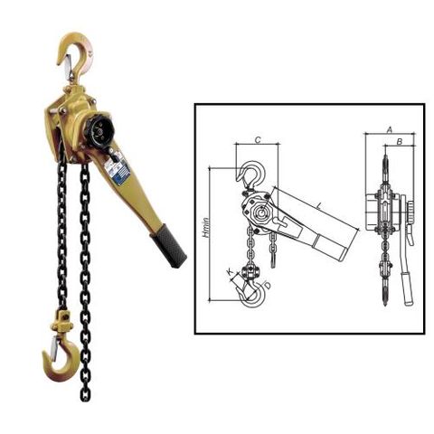 ITM Lever Hoist - Heavy Duty - 3 Ton - 1.5 Meter Lift