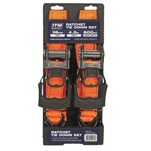 ITM Ratchet Strap - 2 Pack