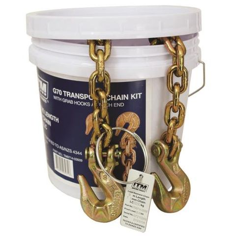 ITM G70 Transport Chain - 3 Ton Lashing Cap. - 9m Length