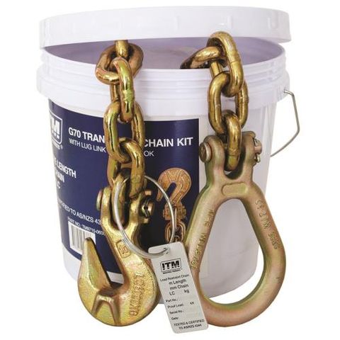 ITM G70 Transport Chain - 6 Ton Lashing Cap. - 5m Length