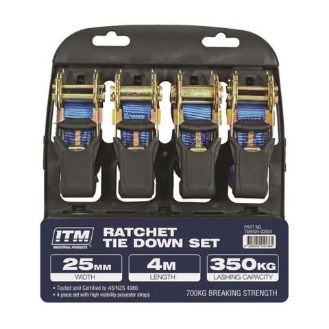 ITM Ratchet Strap - 4 Pack