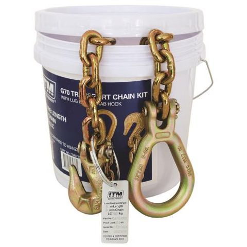 ITM G70 Transport Chain - 3.8 Ton Lashing Cap. - 5m Length
