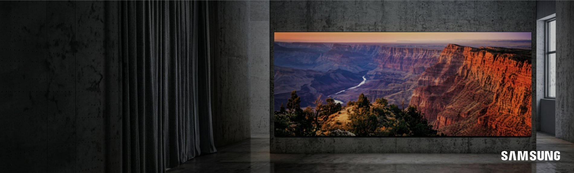 <h3>SAMSUNG LED SIGNAGE</h3> <h2>Indoor LED</h2> <p>Wide range of pixel pitches,<br> Design support, Local stock</p> <button>Explore Now</button>