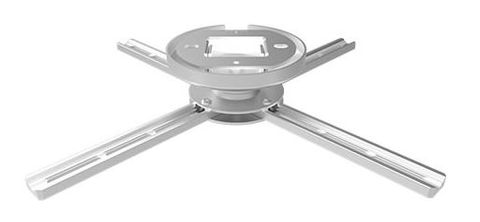 62.5mm Drop Projector Mount Silver