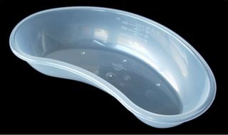 Kidney Bowls Green Plastic 255mm