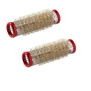 Metal Brush Rollers Red 18mm 12Pkt