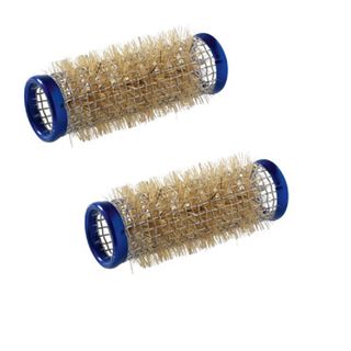 Metal Brush Rollers Blue 21mm 12Pkt