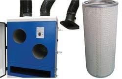Cleanable Cartridge Filter on AllClear Mobile Welding Fume Extractor