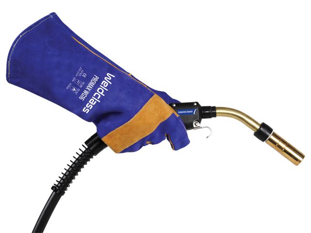 Promax Blue Welding Glove with MIG Torch