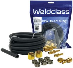 Weldclass WC-03338 universal 4m gas hose kit suits most MIG & TIG welders