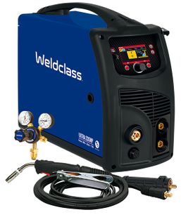 Weldclass Ultra 220MP Pulse MIG Welder with accessories