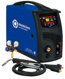 Weldclass Ultra 220MP Pulse MIG Welder with accessories