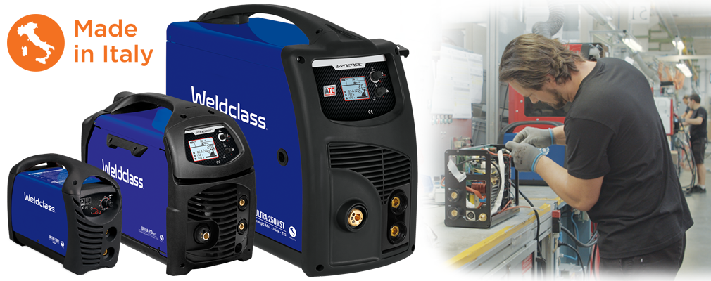 Weldclass Ultra Series Welding Machines made in Italy