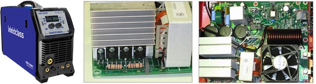 inverter welder with input voltage protection for operating of generator power