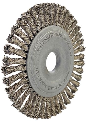 Wire Brush Pipeline 125x22x6mm Stainless-Steel Weldclass