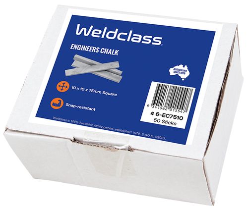 Chalk 10x10x75mm Square -Box 50 pcs Weldclass