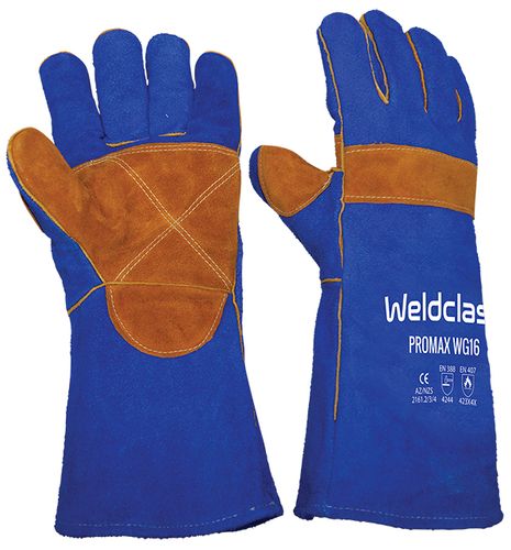 Gloves Welding PROMAX WG16 Blue Weldclass