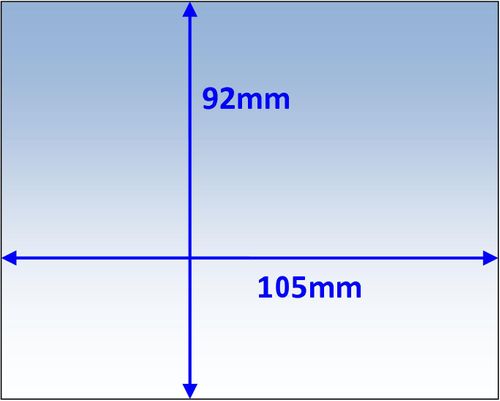 Lens Clear Inner 105x92mm Suit PROMAX 500 Pk5 Weldclass