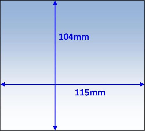 Lens Clear Outer 115x104mm Suit PROMAX 150/180/200/350 Pk10 Weldclass