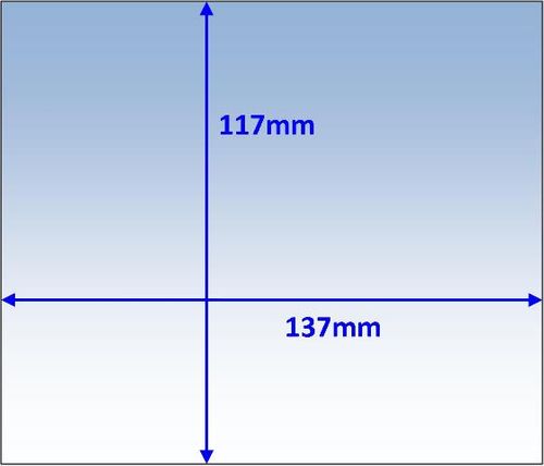 Lens Clear Outer 137x117mm Suit PROMAX 500 Pk10 Weldclass