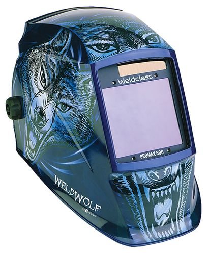 Welding Helmet PROMAX 500 Weldwolf Graphic Weldclass